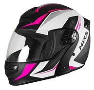 Capacete Mixs Gladiator Neo Robocop Rosa - Escamoteável e Articulado - imagem 2