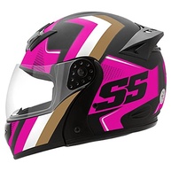 Capacete Mixs Gladiator Super Speed Fosco Rosa/Dourado - Segurança e Estilo para Você! - imagem 4