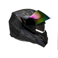 Capacete Masculino Bieffe B40 Hunting: Estilo, Segurança e Conforto com Óculos Solar Integrado - imagem 1