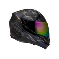 Capacete Masculino Bieffe B40 Hunting: Estilo, Segurança e Conforto com Óculos Solar Integrado - imagem 3