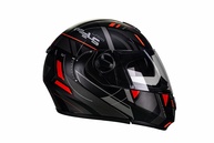 Capacete Peels U-RB2 Dynamic Preto e Vermelho Fosco: Estilo e Segurança para Sua Pilotagem - imagem 1