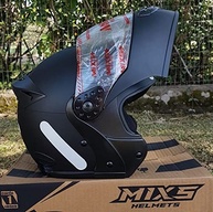 Capacete Mixs Gladiator Preto Fosco: Estilo Robocop e Segurança para Sua Moto! - imagem 4