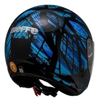 Capacete Aberto Bieffe Allegro Revival Azul com Óculos Solar Integrado - Tamanho 58 - imagem 5