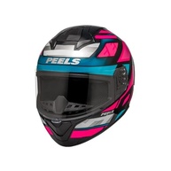 Capacete Peels Spike II MX2 Preto e Rosa Brilhante - Segurança e Estilo para Sua Aventura - imagem 5