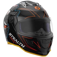Capacete Fechado Pro Tork Stealth Carburetor Preto/Laranja - Segurança e Estilo para Sua Pilotagem (Tam. 60) - imagem 5
