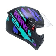 Capacete Fly Drive 2 HG Atitude Preto/Roxo: Segurança e Estilo para sua Moto - imagem 4