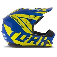 Capacete Motocross Th1 Factory Edition Azul/Amarelo - Segurança e Estilo para suas Aventuras Off-Road - imagem 3