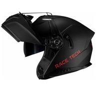 Capacete Race Tech Signal Escamoteável Preto Fosco c/ Óculos Interno - Tamanho G - imagem 5