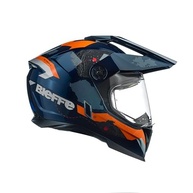 Capacete Masculino Bieffe B-Trail Frontier Azul com Óculos Integrado - Segurança e Estilo para Sua Moto - imagem 3
