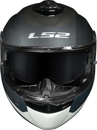 Capacete LS2 FF908 Strobe II Victory: Estilo, Segurança e Conforto em Matte Grey Blue Sand - imagem 3