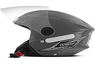 Capacete Mixs Way Aberto 60 Prata: Segurança e Estilo para Sua Pilotagem - imagem 2