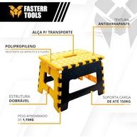capacidade-dobravel-a-banqueta-150kg-de-com-fst014-22cm-fasterr-plastica-a