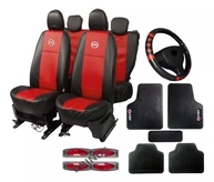 Kit Completo Palio 96-00: Capas de Banco em Couro + Tapetes 5 Peças - imagem 2