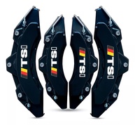 Kit 4 Capas Pinça Freio ABS 24cm Preto - Golf, Jetta TSI e Mais! - imagem 1
