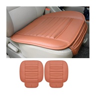 Zipelo: Pacote com 2 Capas de Assento de Carro em Couro Respirável e Antiderrapante - Conforto e Estilo Universal (Café) - imagem 1