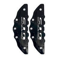 Kit 2 Capas Pinça de Freio Esportivas GTS - Visual Agressivo e Proteção para seu Carro (Preto) - imagem 1