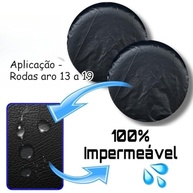 Kit 4 Capas Protetoras de Pneu em Couro Ecológico - Proteção Premium Contra Xixi de Cachorro - imagem 3