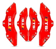 Kit 4 Capas Pinça Freio Vermelha - Jetta, Golf, Passat TSI GTI - Visual Esportivo - imagem 2