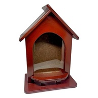 Capela Oratório 34cm em Madeira para Imagens de Santos até 22cm - Decoração Sagrada Elegante - imagem 4