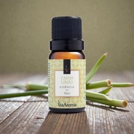 Via Aroma Essência Aromatizante Capim Limão 10ml - Aroma Cítrico Refrescante para Aromatizador Elétrico - imagem 1
