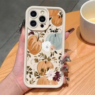 Capinha de Celular Floral e Abóbora: Proteção e Estilo! - imagem 1
