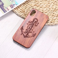 Capinha de Celular Náutica em Madeira – iPhone - imagem 1