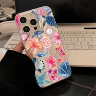 Capinha Xiaomi Mar Tropical: Tartaruga, Estrela e Flores - imagem 4