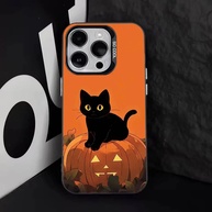 Capinha Halloween Gato Abóbora iPhone - imagem 4