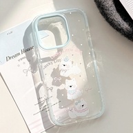 Capinha iPhone 16 Pro Max: Filhote Kawaii Transparente - imagem 1