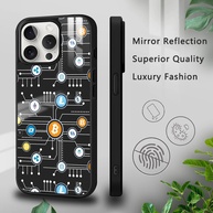 Capinha iPhone Bitcoins: Estilo e Proteção! - imagem 1