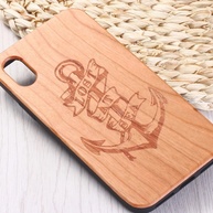 Capinha de Celular Náutica em Madeira – iPhone - imagem 4