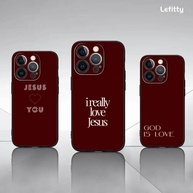 Capinha iPhone com Mensagem Jesus: Estilo e Proteção - imagem 1