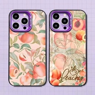 Capinha iPhone: Peach Cute – Estilo e Proteção! - imagem 1
