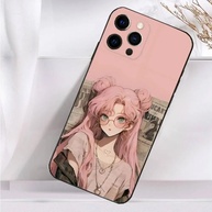 Capinha iPhone: Pink Cartoon Beauty Girl - imagem 4