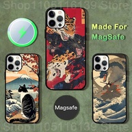 Capinha iPhone Ukiyo-e: Estilo Japonês + MagSafe - imagem 1
