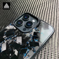 Capinha iPhone Carbono Forjado Blue: Proteção Premium - imagem 4