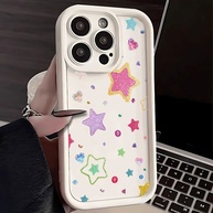 Capinha iPhone Estrelas Coloridas: Estilo e Proteção! - imagem 4