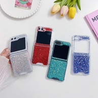 Capinha Z Flip 6: Glitter, Transparente e Proteção! - imagem 4