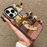 Capinha iPhone Gato Retrô: Estilo e Proteção! - imagem 4