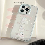 Capinha iPhone 16 Pro Max: Filhote Kawaii Transparente - imagem 4