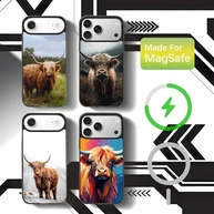 Capinha Vaca Highland Fofa para iPhone - imagem 1