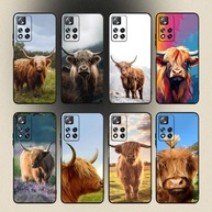 Capinha Vaca Highland Fofa para Samsung - imagem 1