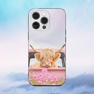 Capinha Vaca Highland Fofa para iPhone - imagem 4