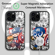 Capinha iPhone: Capitão América Espelhada Magsafe - imagem 2