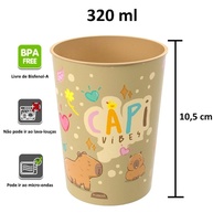 Copo Capivara 320ml - Kit com 15 Unidades para Festas Infantis e Lembrancinhas - imagem 3