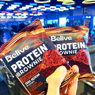 Belive Display Brownie Belive Sabor Cappuccino- Protein - Zero Açúcar- Display Com 10 Unidades - imagem 2