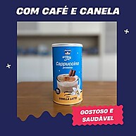 +Mu Cappuccino Vanilla Latte Whey 200g: Sabor e Energia - imagem 2