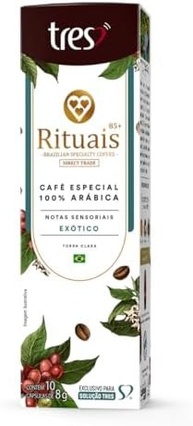 3 Corações Cápsula Café Espresso Rituais 85+, Aroma Exótico - 10 Unidades - imagem 4