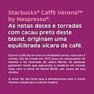Starbucks Caffè Verona: Café Intenso em Cápsula Nespresso - imagem 2
