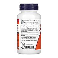 Vitamina E-400 268mg Now Foods – Poder Antioxidante em 100 Cápsulas - imagem 2